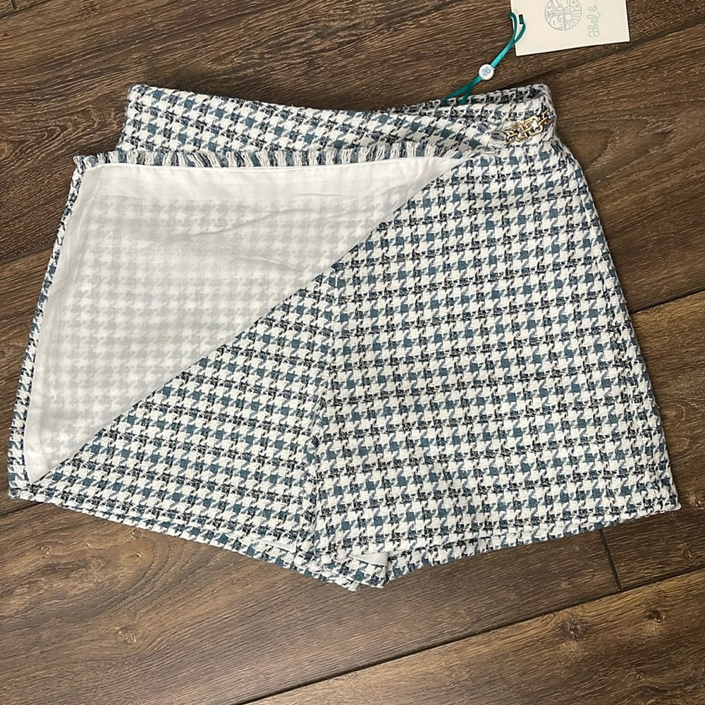 NWT Girl’s Abel & Lula Houndstooth Skort, Size 14
